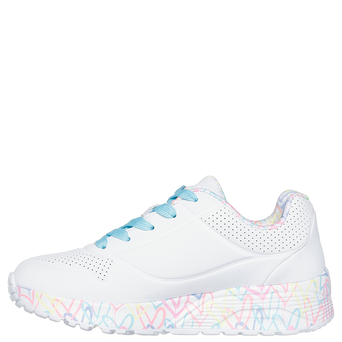 ZAPATILLAS NIÑA SKECHERS CASUALES BLANCO UNO LITE SKX 314976L-WPTQ - 3