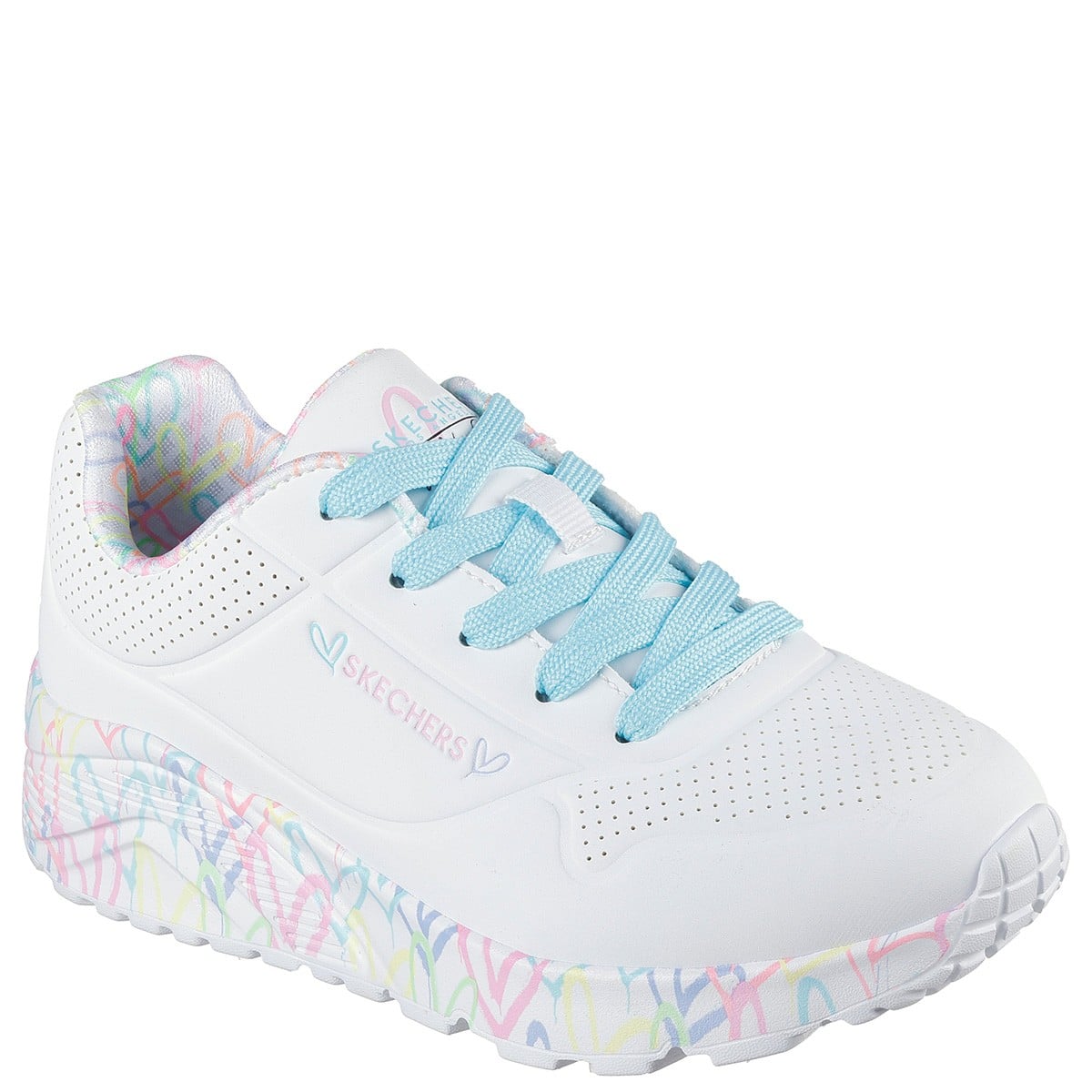 ZAPATILLAS NIÑA SKECHERS CASUALES BLANCO UNO LITE SKX 314976L-WPTQ - 2