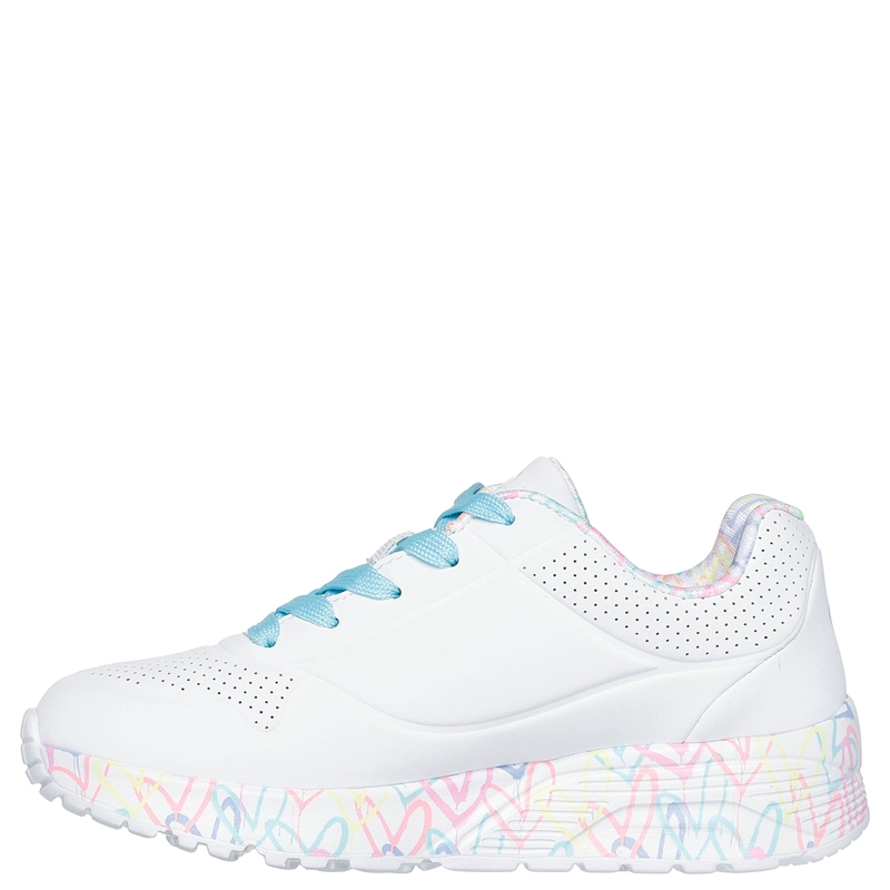 ZAPATILLAS NIÑA SKECHERS CASUALES BLANCO UNO LITE SKX 314976L-WPTQ - 3