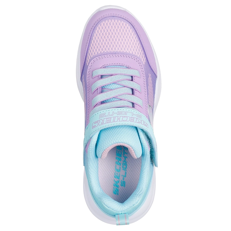 ZAPATILLAS CON LUCES NIÑA SKECHERS CASUALES LAVANDA SKECHERS SOLA GLOW - 4
