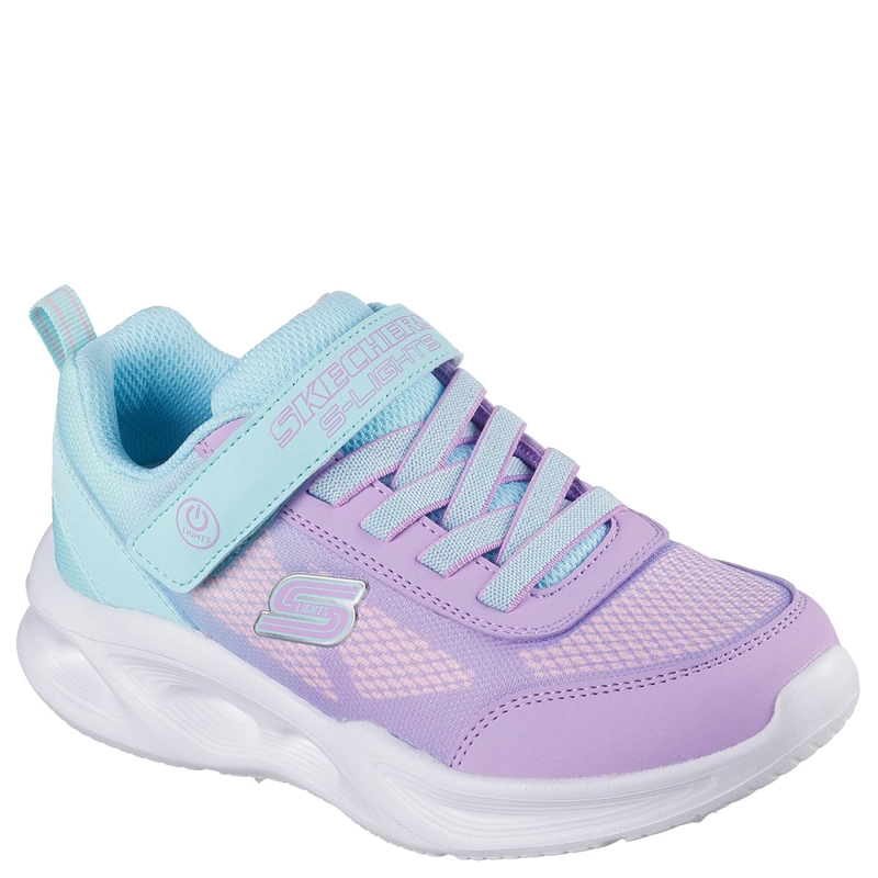 ZAPATILLAS CON LUCES NIÑA SKECHERS CASUALES LAVANDA SKECHERS SOLA GLOW - 2