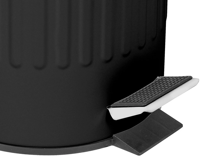 PAPELERO DORAL ACERO INOXIDABLE 5L NEGRO - 3