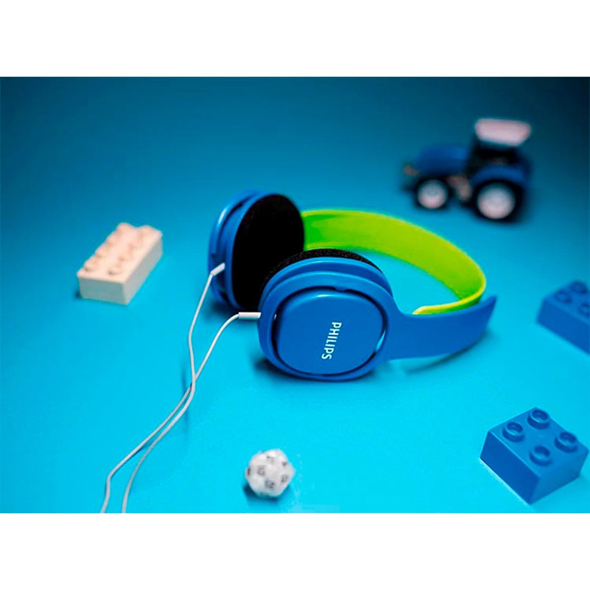 AUDÍFONOS PHILIPS ON EAR SHK2000 INFANTIL AZUL - 3