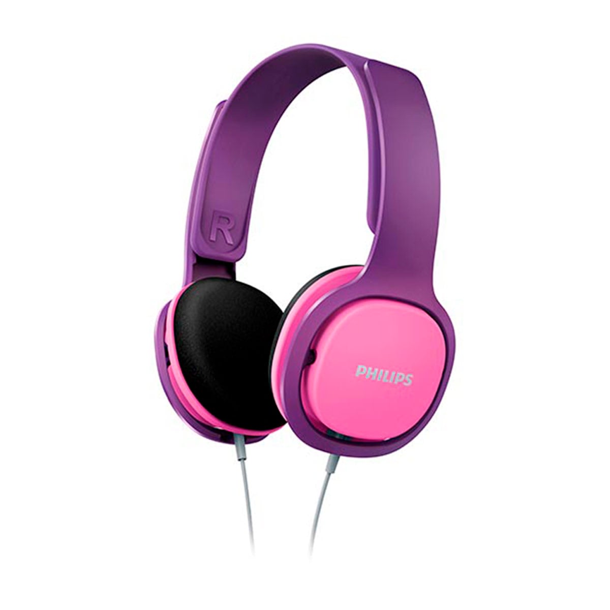 AUDÍFONOS PHILIPS ON EAR SHK2000 INFANTIL MORADO - 2