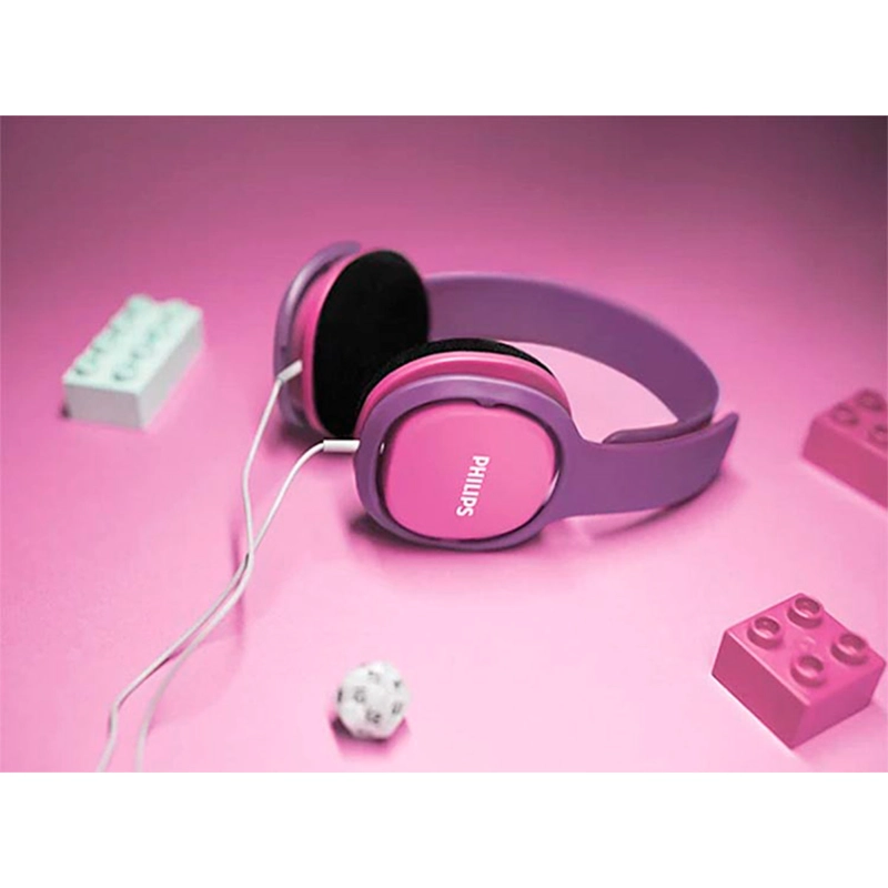 AUDÍFONOS PHILIPS ON EAR SHK2000 INFANTIL MORADO - 3