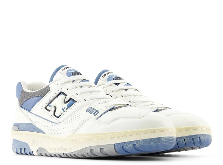 ZAPATILLAS HOMBRE NEW BALANCE URBANO BLANCO BB550VTE CUERO - 2