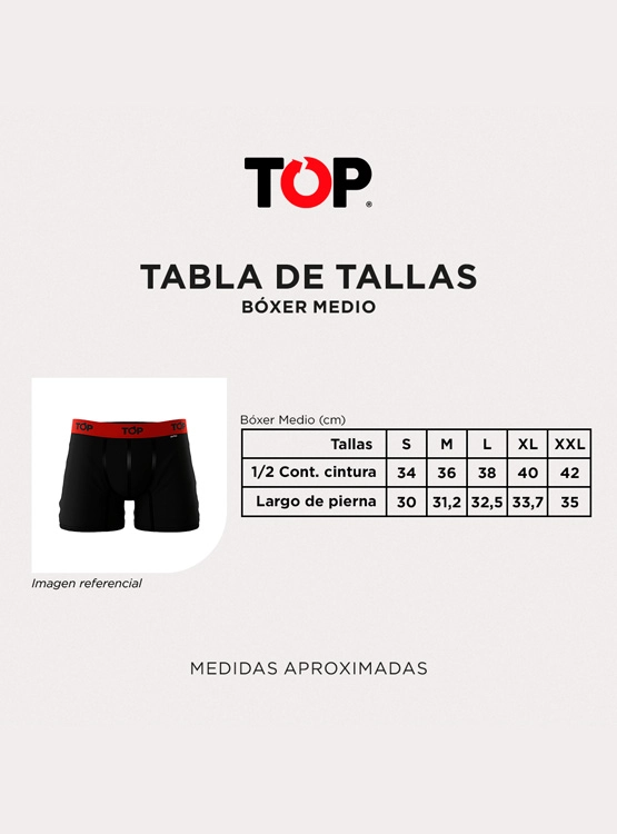 PACK X3 BÓXER ALGODÓN HOMBRE TOP - 5