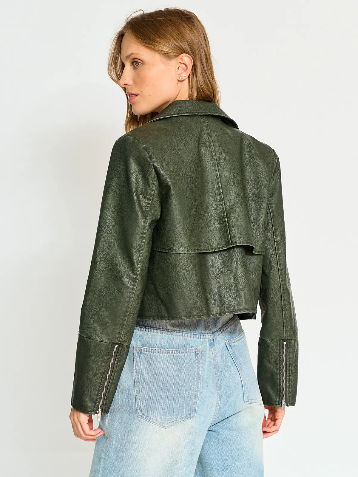 CHAQUETA MUJER MARQUIS VERDE TRENCH GASTADO - 2