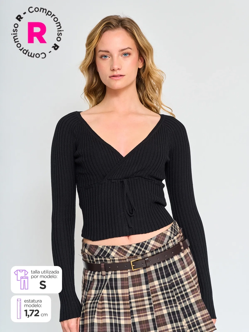 SWEATER MANGA LARGA MUJER INDEX CINTA