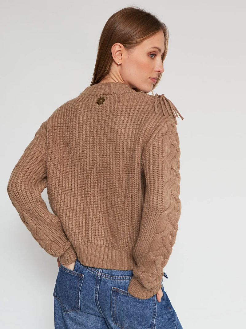 SWEATER MUJER TATIENNE TRENZAS FLECOS - 3