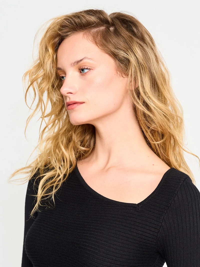 SWEATER MUJER INDEX ESCOTE ASIMÉTRICO - 3