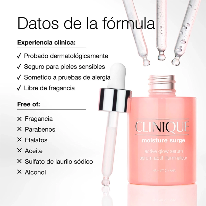SÉRUM HIDRATANTE CLINIQUE MOISTURE SURGE ACTIVE GLOW 30ML - 9