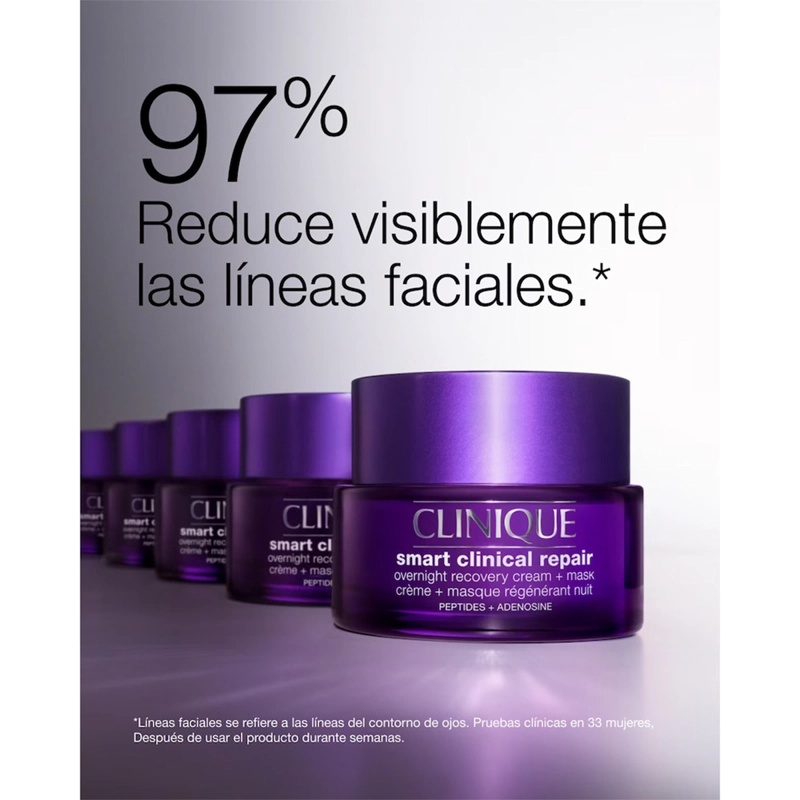 CREMA ANTIEDAD CLINIQUE NOCTURNA RECOVERY CREAM + MASK SMART CLINICAL REPAIR 50 ML - 2