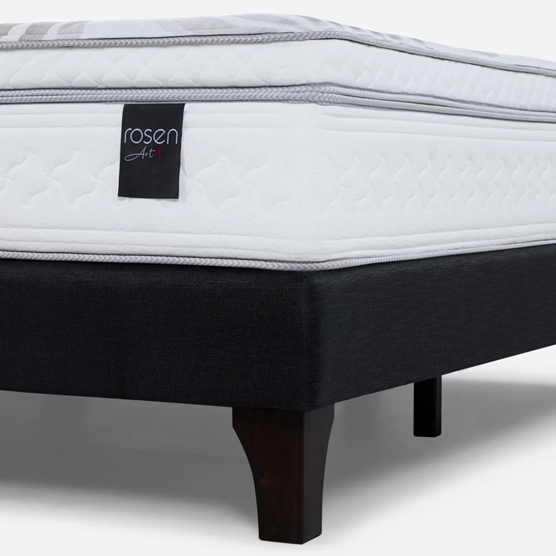 CAMA EUROPEA ROSEN ART 4 BD 2 PLAZAS + RESPALDO RACHEL - 5