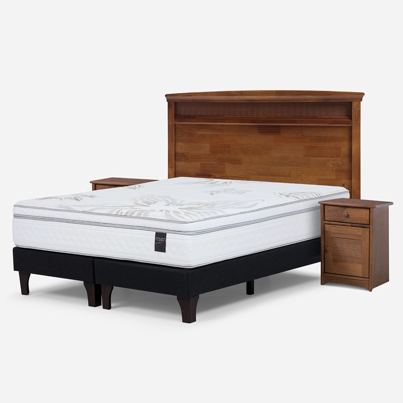 CAMA EUROPEA ROSEN ART 4 KING + SET VENETO CAFÉ - 2