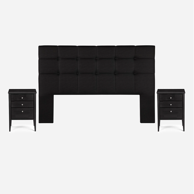 CAMA EUROPEA ROSEN ART 4 SÚPER KING + SET ISSEY GRAFITO - 3