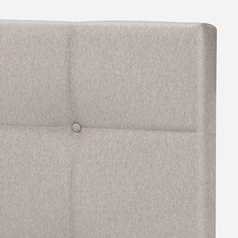 CAMA EUROPEA ROSEN ART 4 SÚPER KING + RESPALDO ISSEY BEIGE - 4