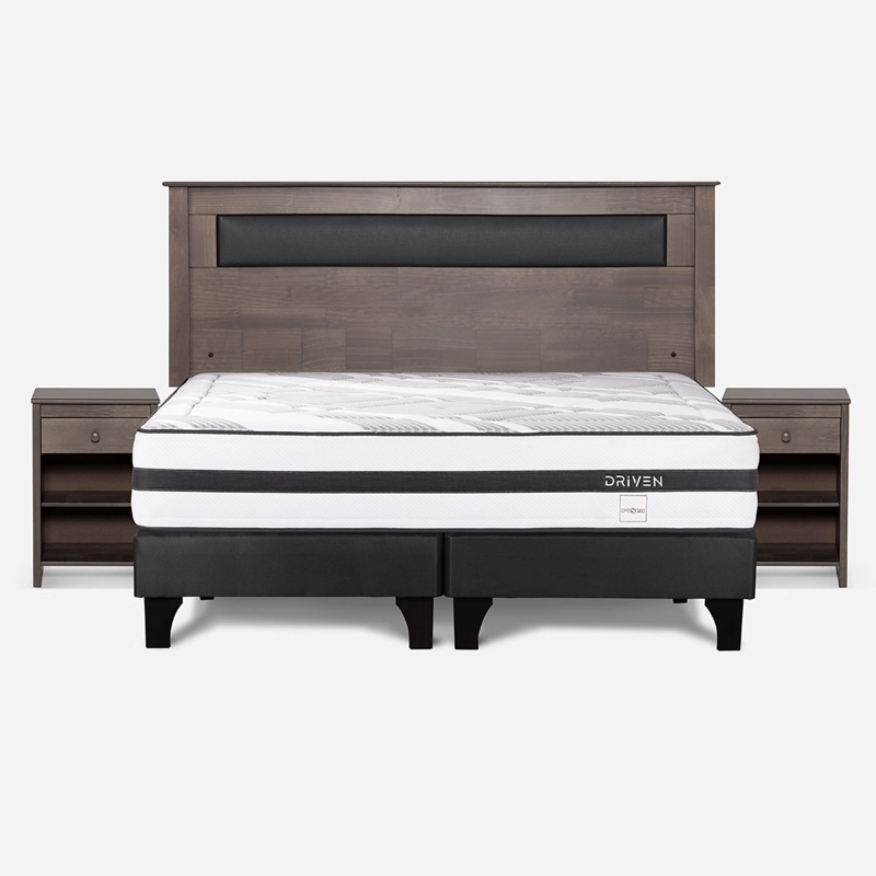 JUEGO DORMITORIO ROSEN 2 PLAZAS B/D + SET FERRARA DRIVEN - 1