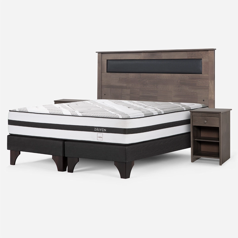 JUEGO DORMITORIO ROSEN 2 PLAZAS B/D + SET FERRARA DRIVEN - 2