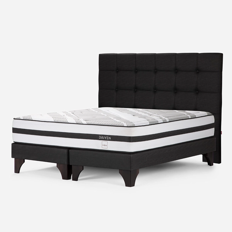 CAMA EUROPEA ROSEN DRIVEN KING + RESPALDO ISSEY GRAFITO - 2