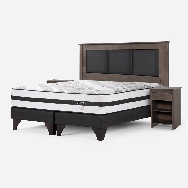 CAMA EUROPEA ROSEN DRIVEN KING + SET RACHEL GRIS - 2