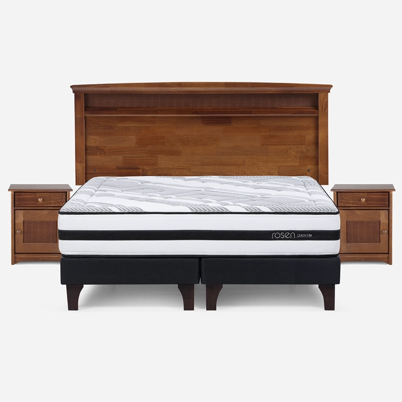 CAMA EUROPEA ROSEN DRIVEN KING + SET VENETO CAFÉ - 1