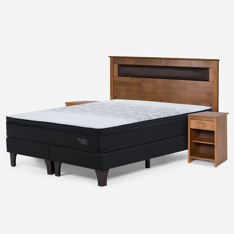 JUEGO DORMITORIO ROSEN 2 PLAZAS B/D + SET FERRARA TEMPO - 2