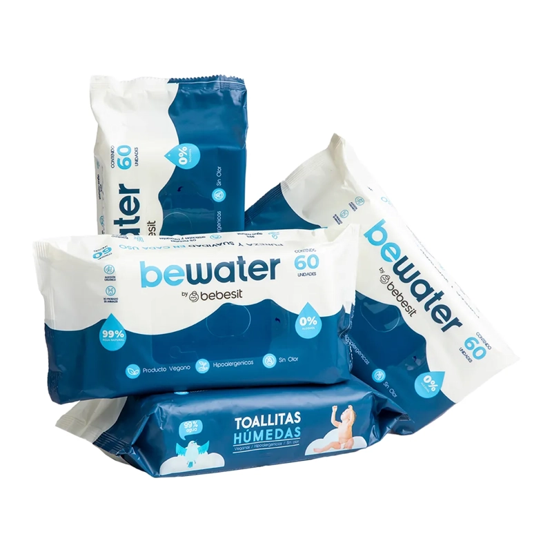 BOLSA TOALLAS HÚMEDAS BEBESIT PACK 4 24U - 7