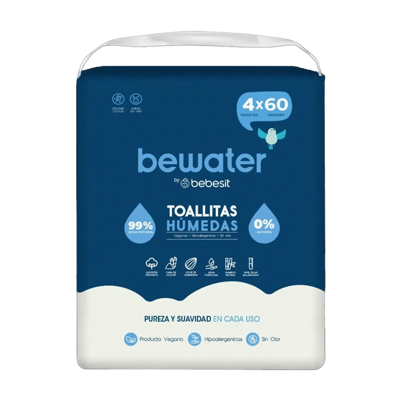 BOLSA TOALLAS HÚMEDAS BEBESIT PACK 4 24U - 10