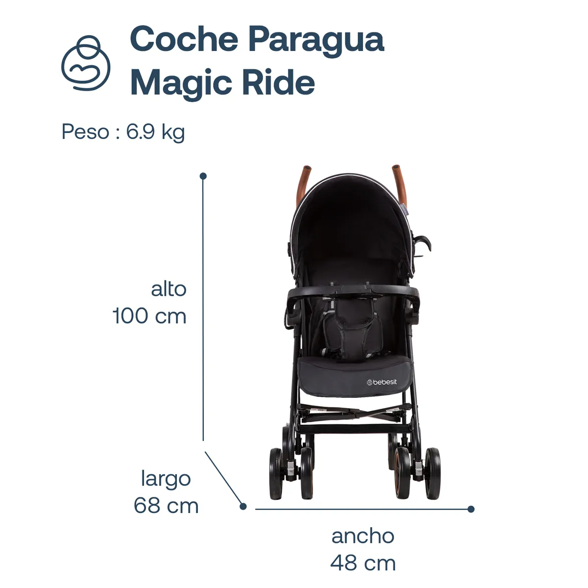 COCHE MAGIC RIDE GRIS - 8