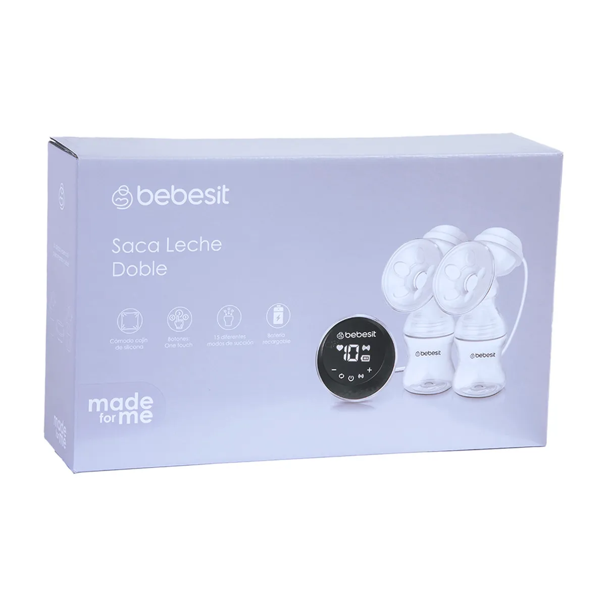 EXTRACTOR DE LECHE MATERNA ELÉCTRICO INALÁMBRICO DOBLE - 6