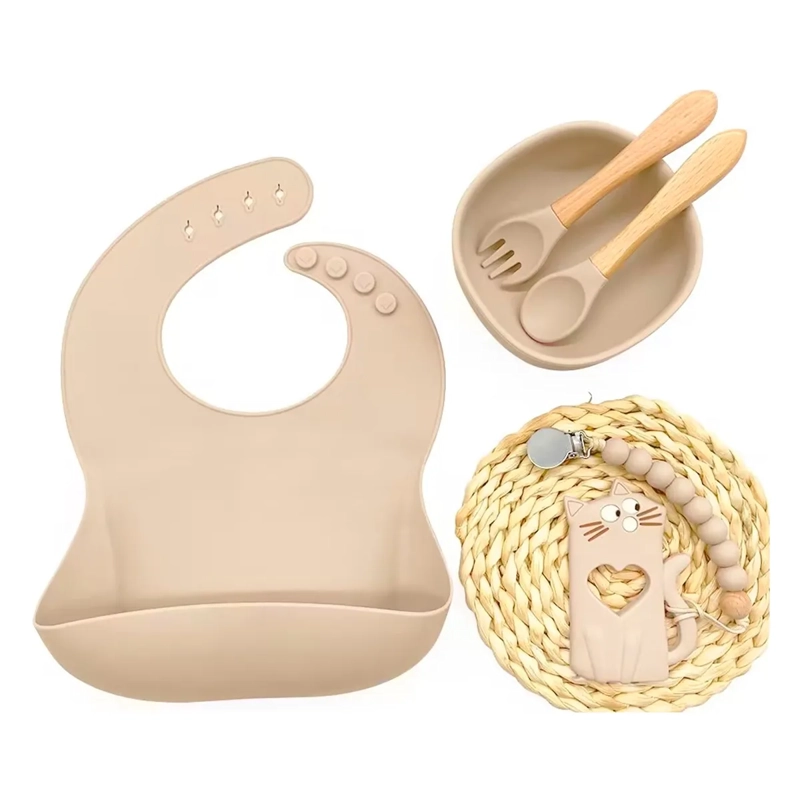 SET DE SILICONA BEBESIT KITCHEN 3PZS BEIGE - 1