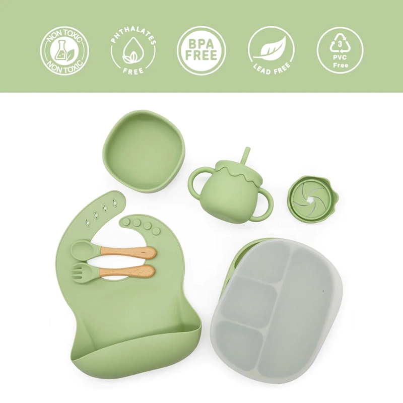 SET DE SILICONA BEBESIT KITCHEN 4PZS VERDE - 2