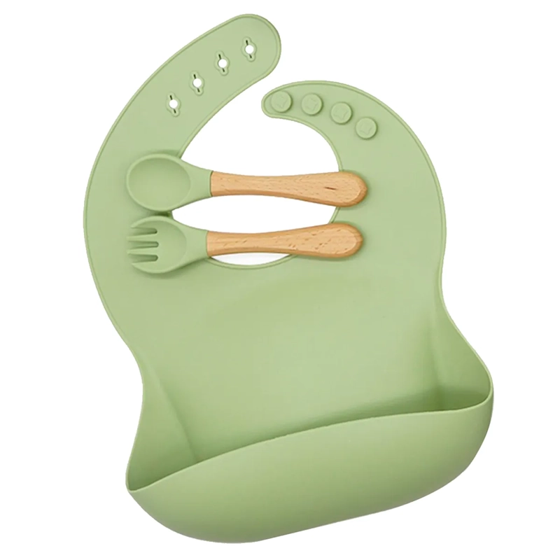 SET DE SILICONA BEBESIT KITCHEN 4PZS VERDE - 4