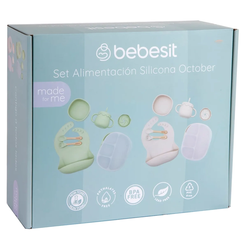 SET DE SILICONA BEBESIT KITCHEN 4PZS VERDE - 5