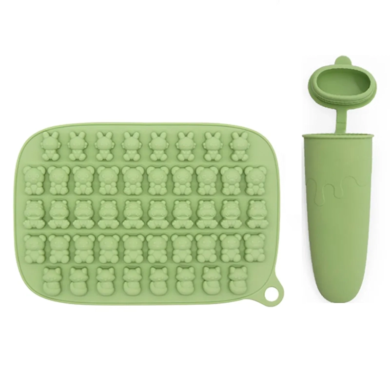 SET DE SILICONA BEBESIT KITCHEN SUMMER 9PZS VERDE - 5