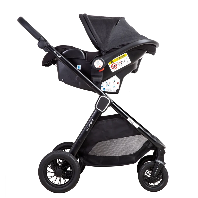 COCHE CUNA TRAVEL SYSTEM ISOFIX SUNSET PREMIUM CON BASE - 6