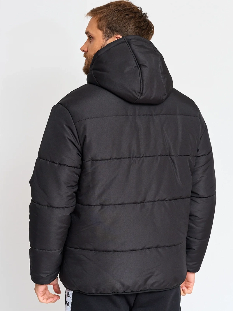 PARKA HOMBRE KAPPA KPMPKI2584 NEGRO MANGA LARGA 2584 - 2