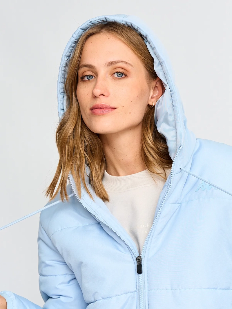 CHAQUETA MUJER KAPPA 2584 CELESTE - 3