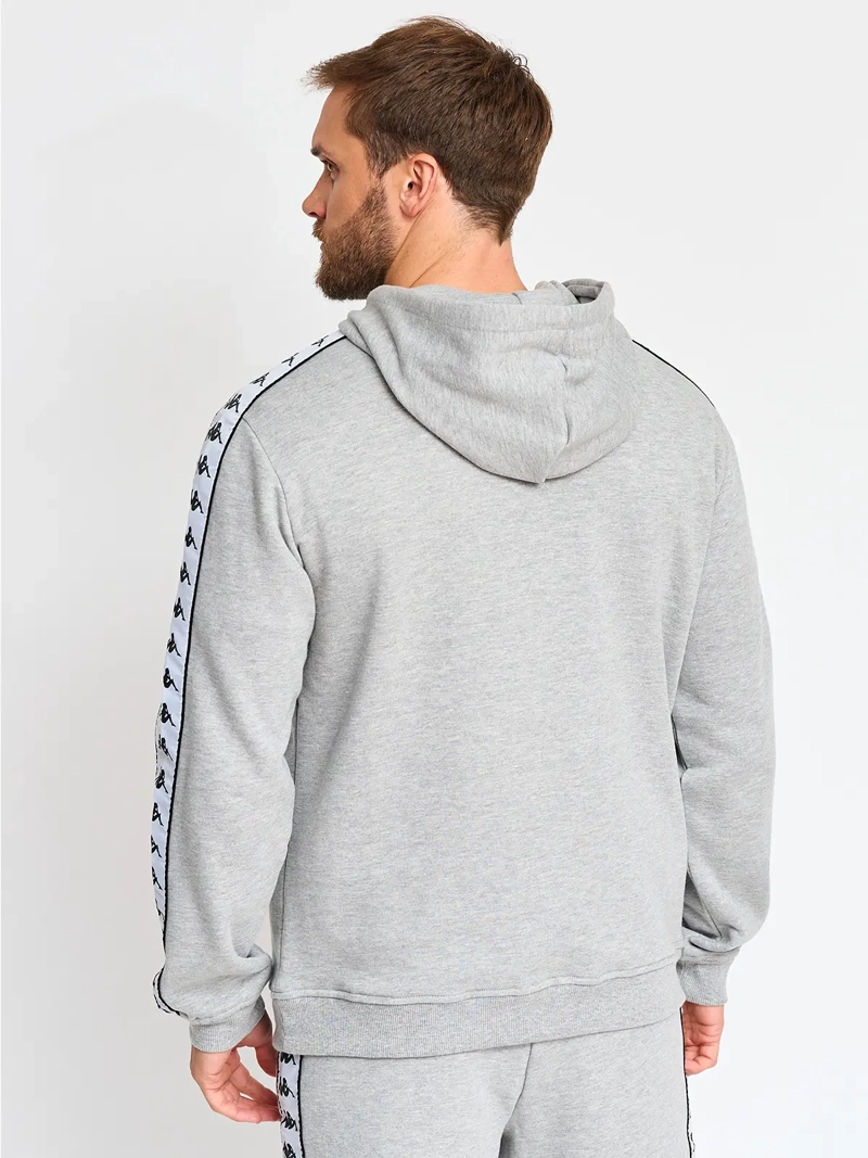 POLERÓN CON CAPUCHA HOMBRE KAPPA KPMPOLI2597 GRIS 2597 - 2