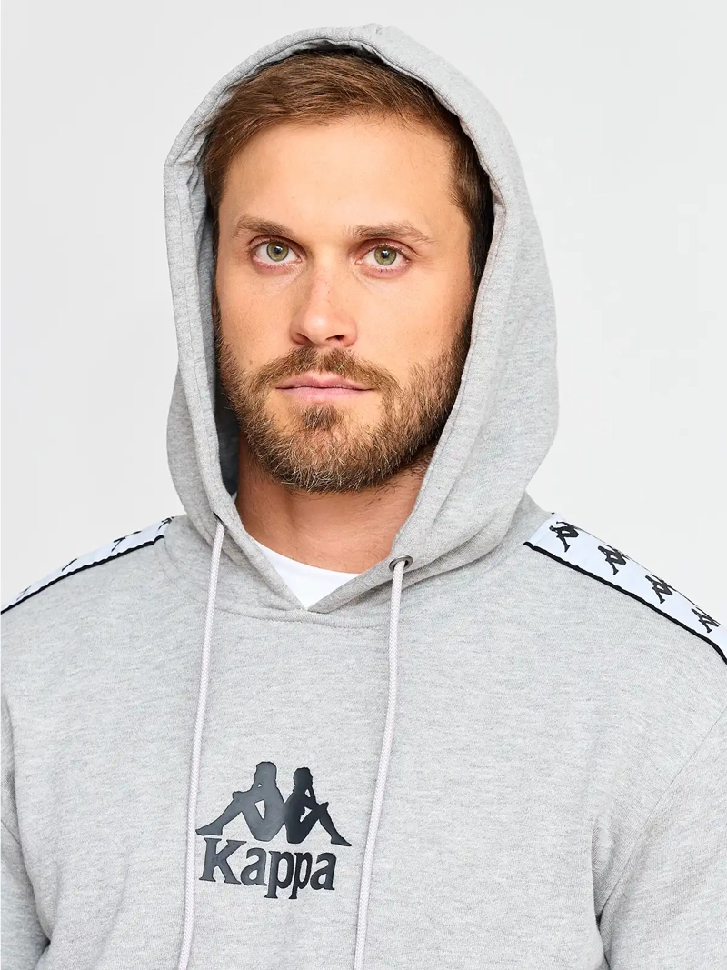 POLERÓN CON CAPUCHA HOMBRE KAPPA KPMPOLI2597 GRIS 2597 - 3