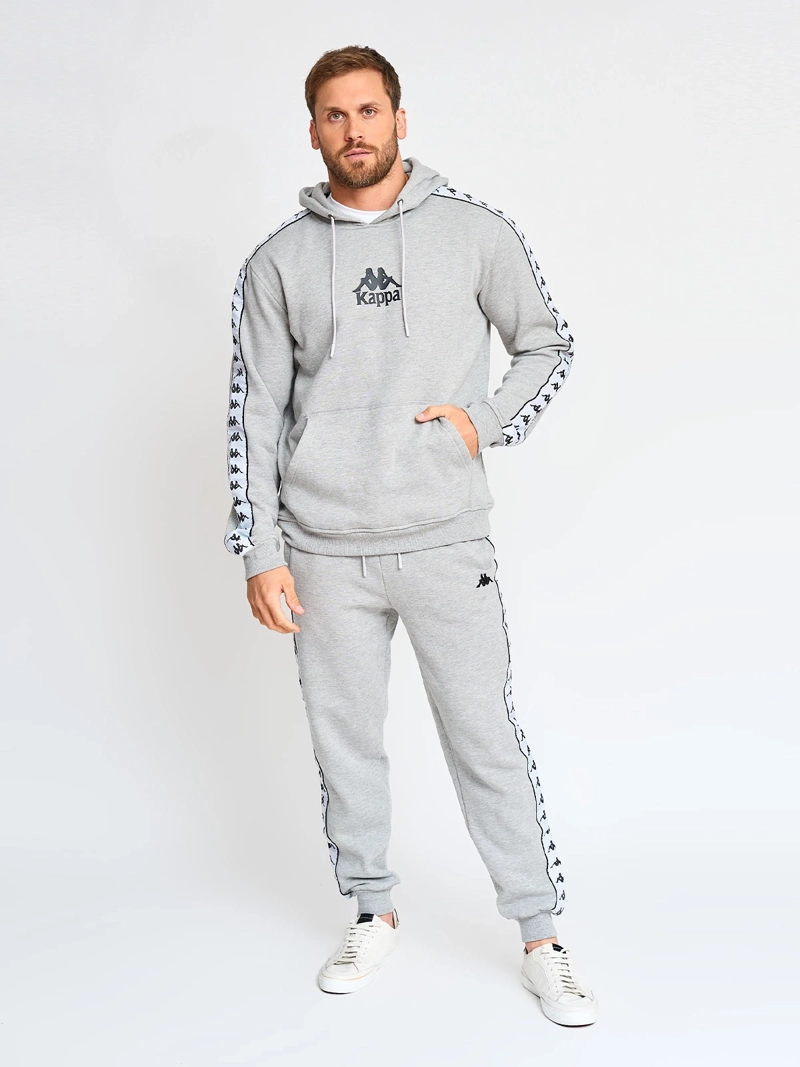 POLERÓN CON CAPUCHA HOMBRE KAPPA KPMPOLI2597 GRIS 2597 - 4