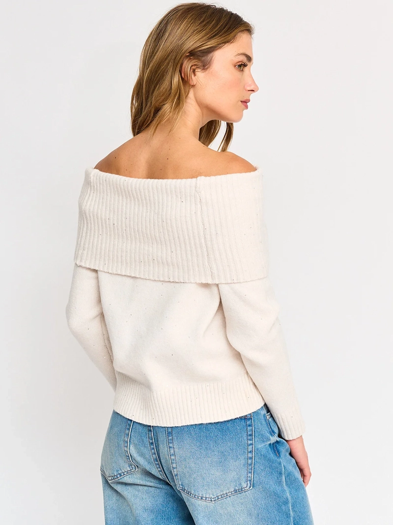 SWEATER MANGA LARGA MUJER INDEX HOMBRO DESCUBIERTO - 3