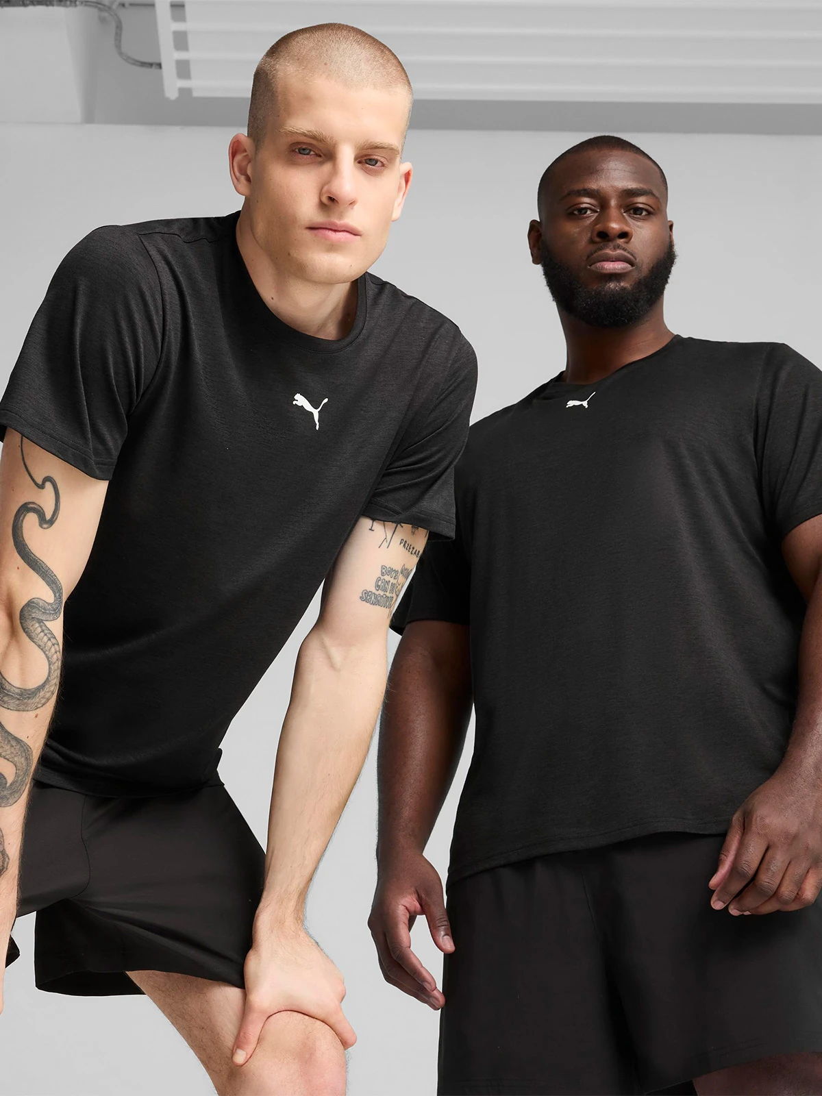 PUMA POLERA HOMBRE PUMA 525920 ALGODÓN NEGRO MANGA CORTA TRAIN ALL DAY ESSENTIALS