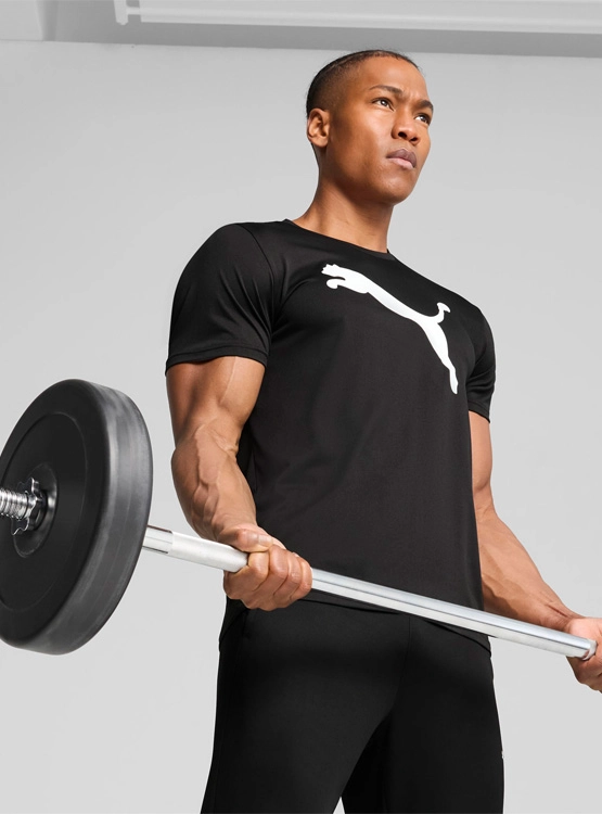 PUMA POLERA MANGA CORTA HOMBRE PUMA TAD ESSENTIALS HEATHER CAT