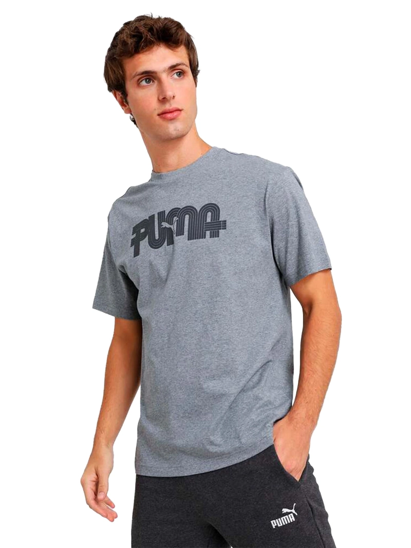 POLERA HOMBRE PUMA GRAPHICS ALGODÓN - 1