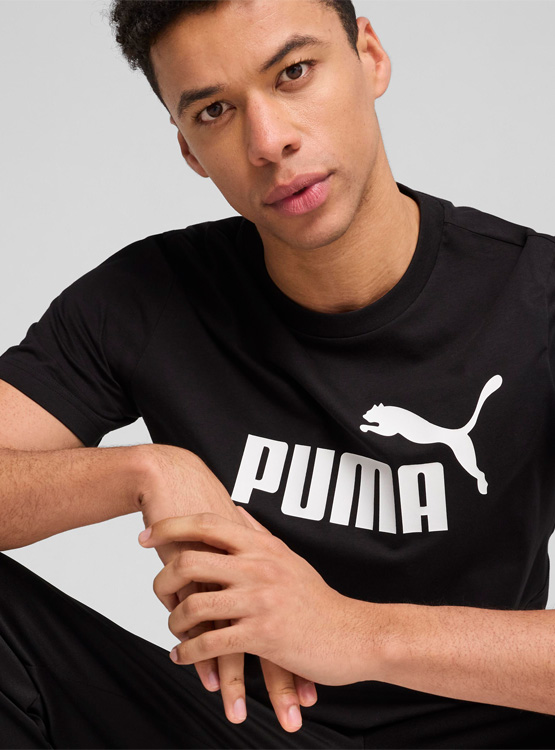 POLERA ALGODÓN MANGA CORTA HOMBRE PUMA ESSENTIALS NO. 1 - 2
