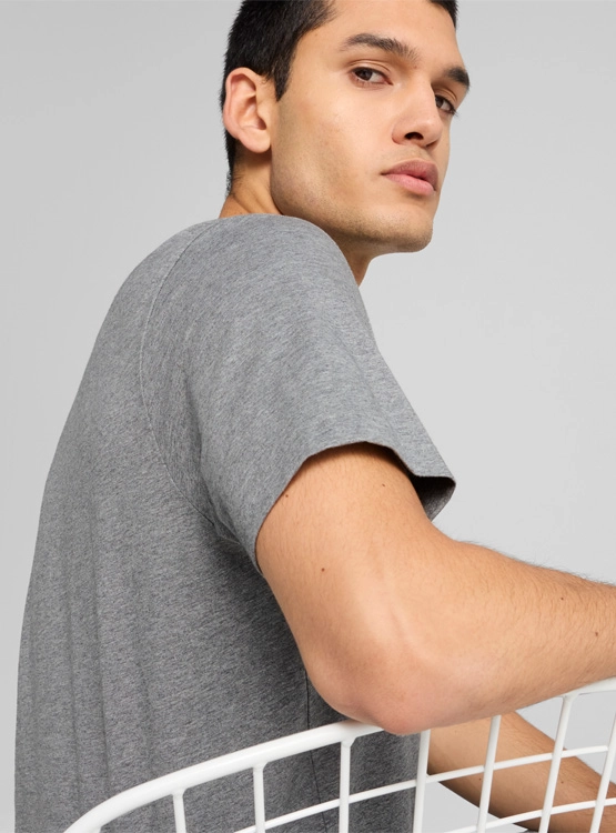 POLERA ALGODÓN MANGA CORTA HOMBRE PUMA ESSENTIALS NO. 1 - 4
