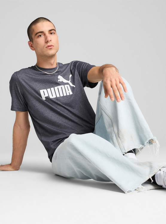 POLERA ALGODÓN MANGA CORTA HOMBRE PUMA ESSENTIALS NO. 1 - 3