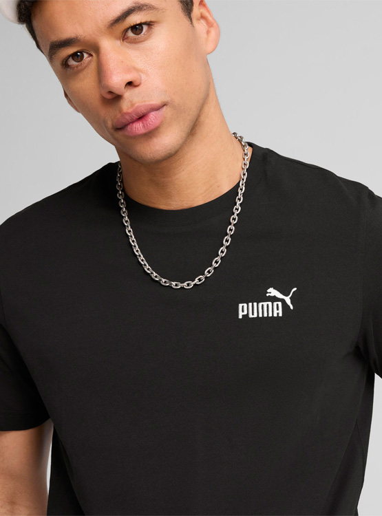 POLERA ALGODÓN MANGA CORTA HOMBRE PUMA ESSENTIALS NO. 1 LOGO PEQUEÑO - 2